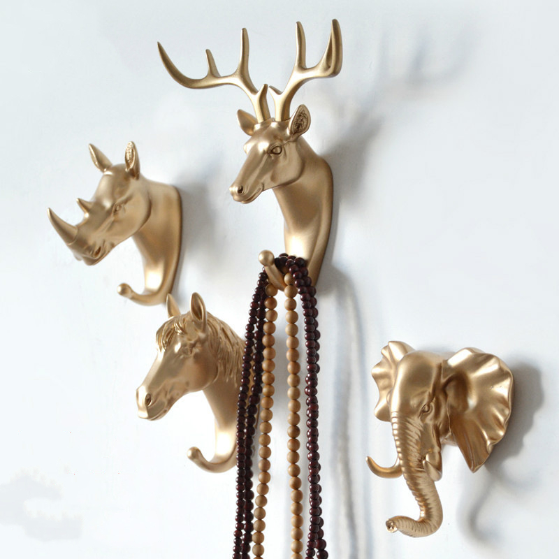 Furniture Hook Hardware - Wall Hanging Hook Deer Antlers Wall