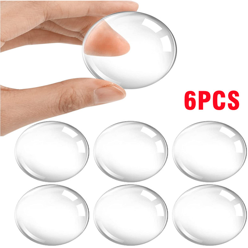 Door Stopper Heavy - door knob wall shield Clear Soft