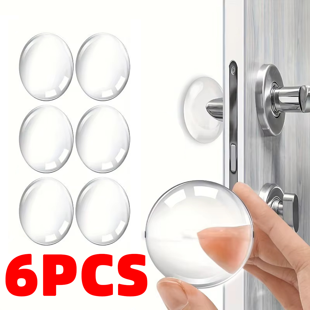 Furniture Joint Hardware - Silicone Soft Rubber Anti-Collision Wall Sticker