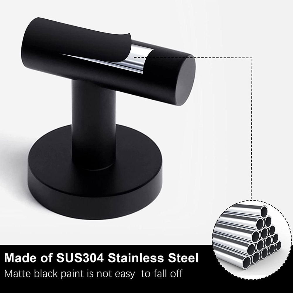 2 Pcs Towel Hooks Modern 304 S - Door Stopper Heavy ulasan dan harga