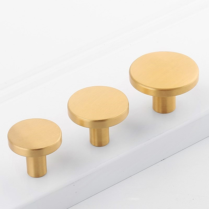 Round Brass Kitchen Cabinet Dr - Furniture Joint Hardware ulasan dan harga