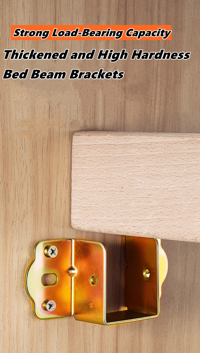 U Shape Bed Beam Support Metal - Furniture Hook Hardware ulasan dan harga