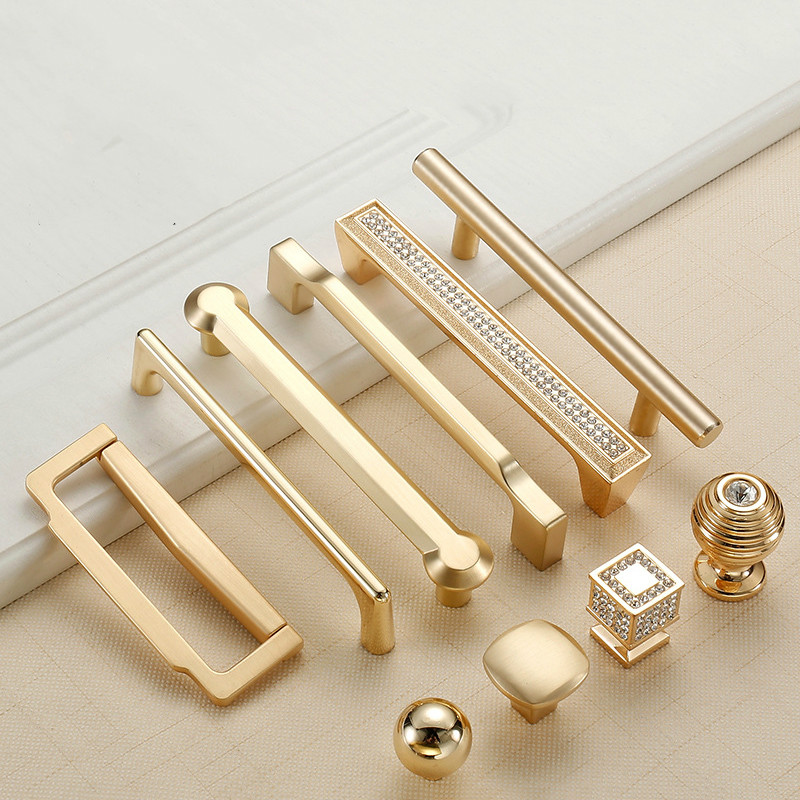 Zinc Alloy Pearl Gold Cabinet  - Furniture Hardware Gold ulasan dan harga