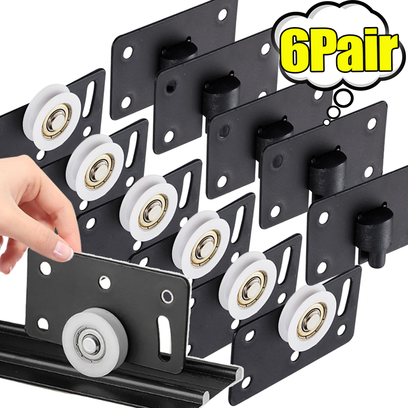Silent Sliding Door Roller Nyl - Furniture Hardware Supplies ulasan dan harga