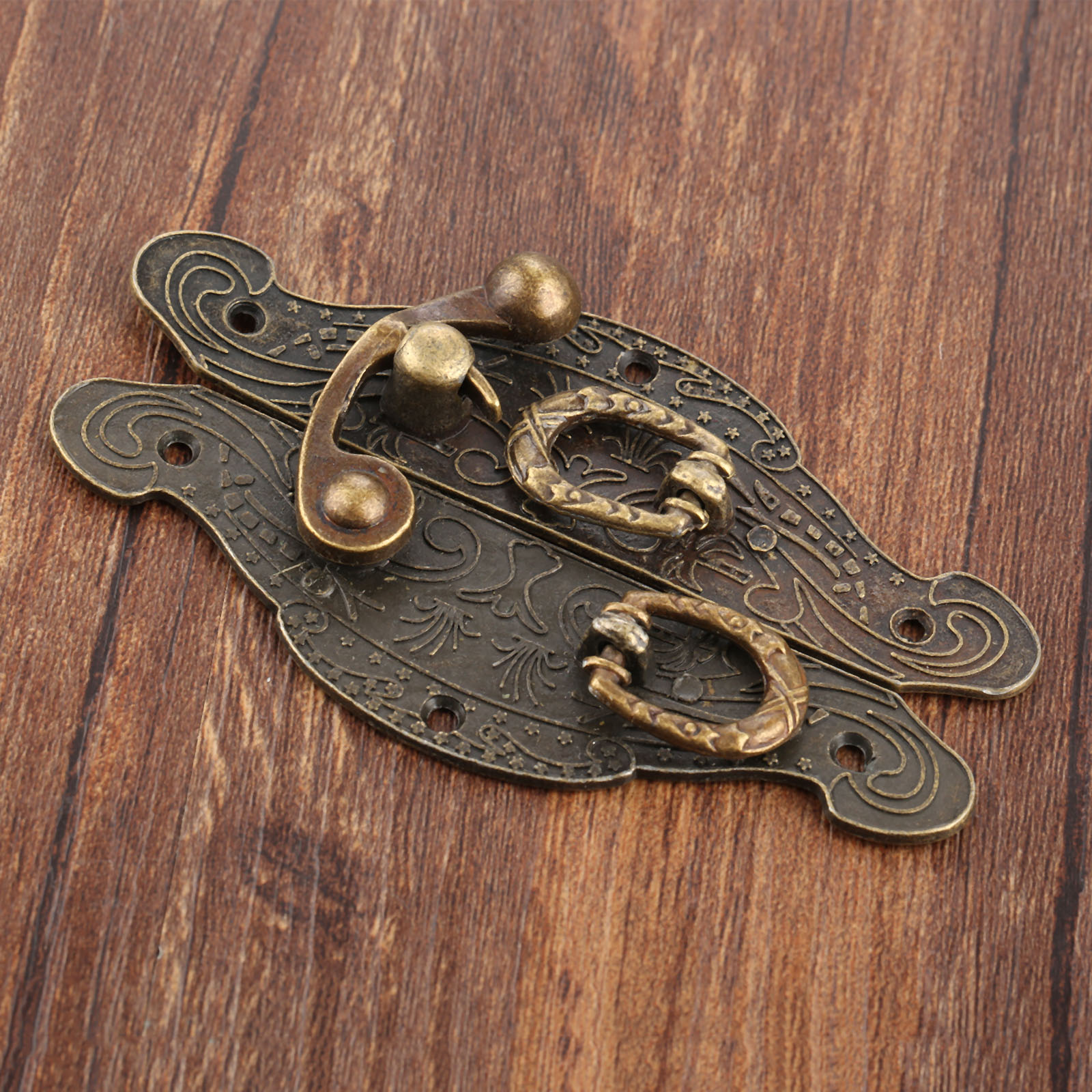 1PC Antique Box Latch Hasp Vin - Furniture Hardware Latch ulasan dan harga