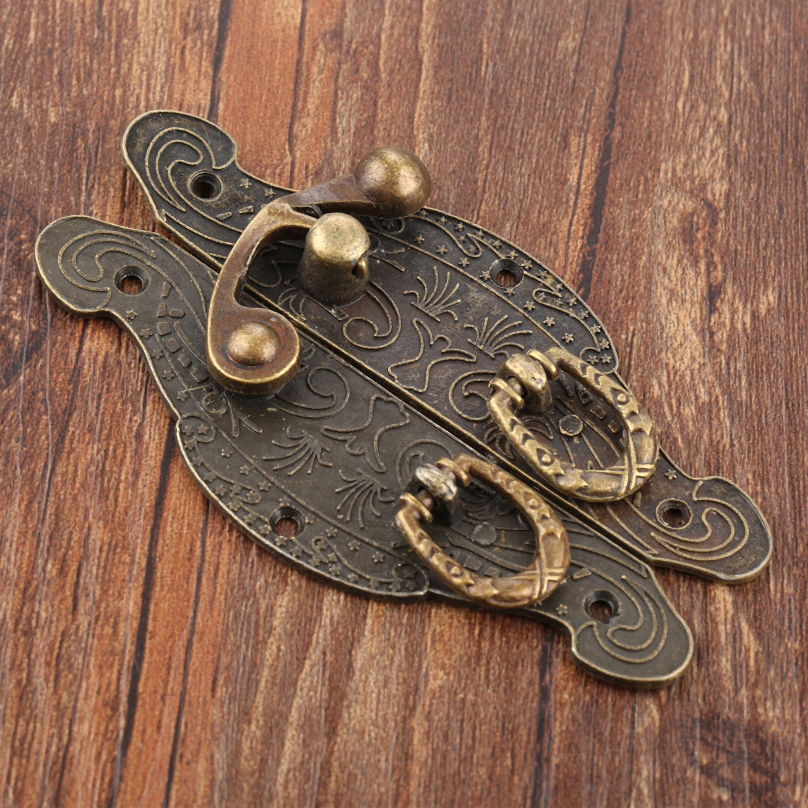 1PC Antique Box Latch Hasp Vin - Furniture Hardware Latch ulasan dan harga