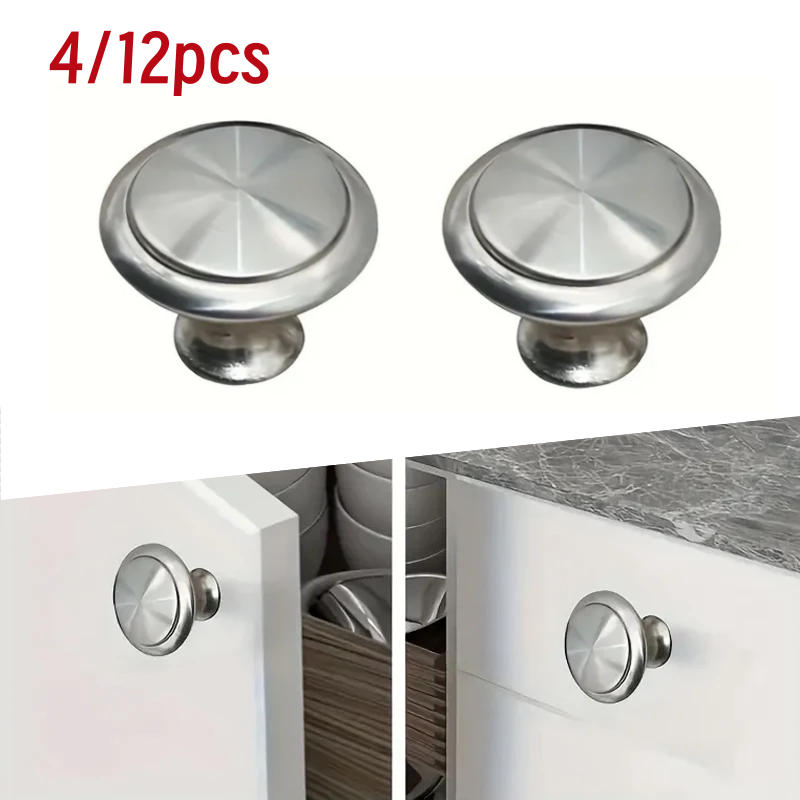4/12pcs drawer handles, circul - Used Furniture Hardware ulasan dan harga