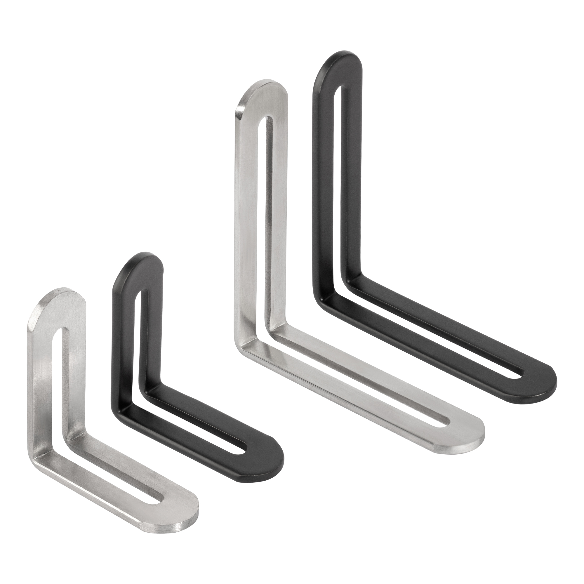 2pcs Corner Brackets Stainless - Furniture Hardware Connectors ulasan dan harga