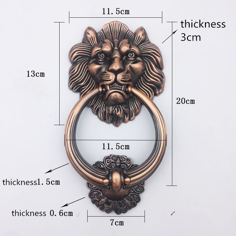 Antique Bronze Lion Head Handl - Furniture Hardware Kit ulasan dan harga