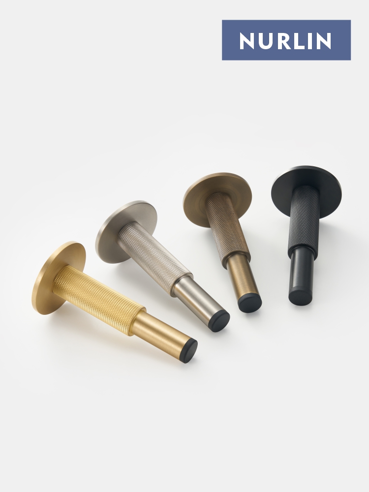 Nurlin Brass  Knurled Door Sto - Door Stopper Heavy ulasan dan harga