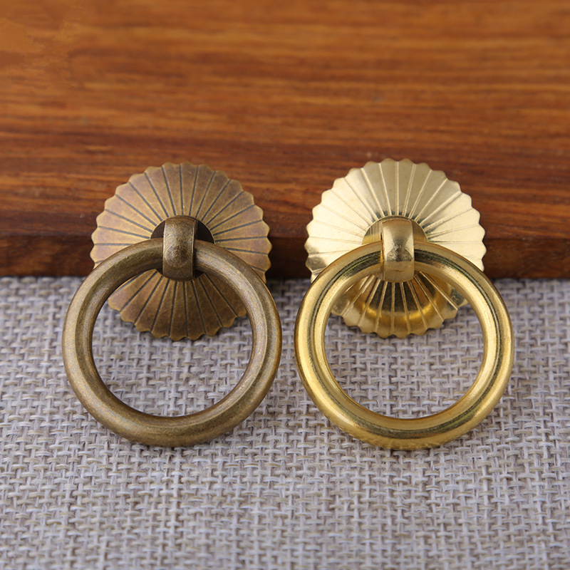 Vintage Brass Cabinet Ring Kno - Furniture Hardware Gold ulasan dan harga