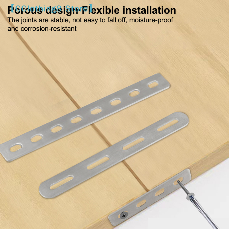 Stainless Steel Flat Corner Br - Furniture Hardware Connectors ulasan dan harga