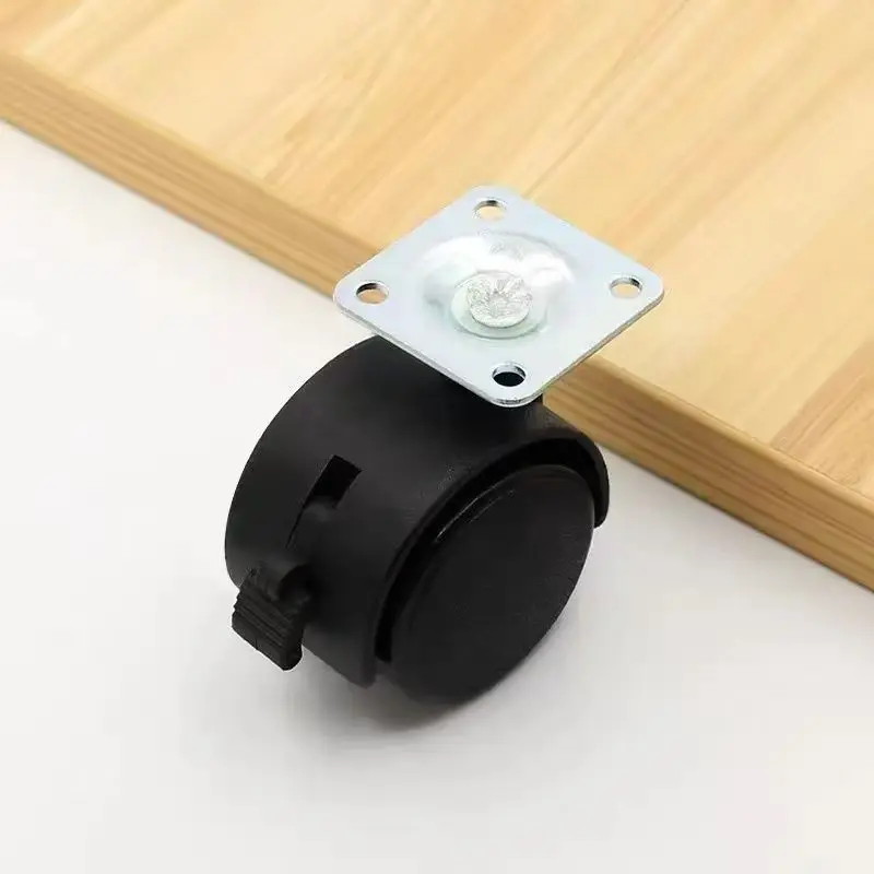 4pcs black plastic furniture w - Office Furniture Hardware ulasan dan harga