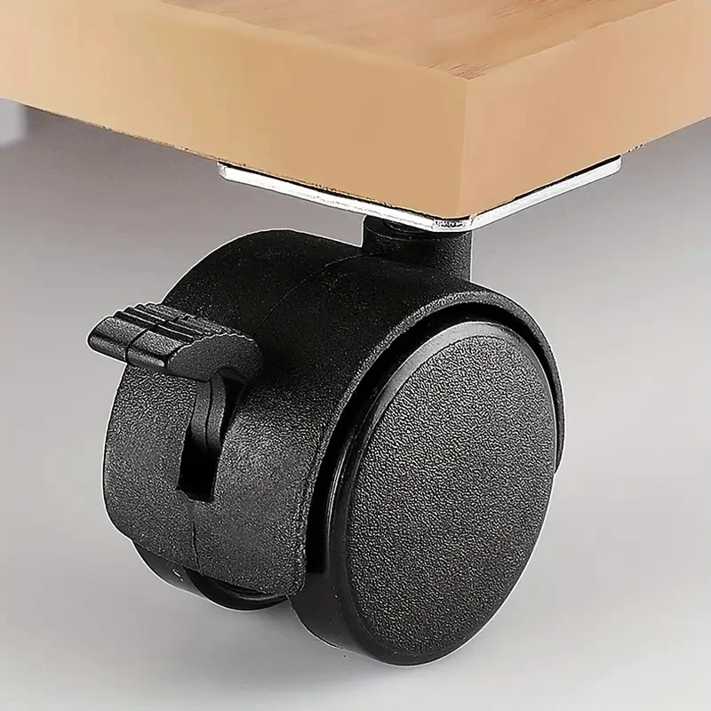 4pcs black plastic furniture w - Office Furniture Hardware ulasan dan harga