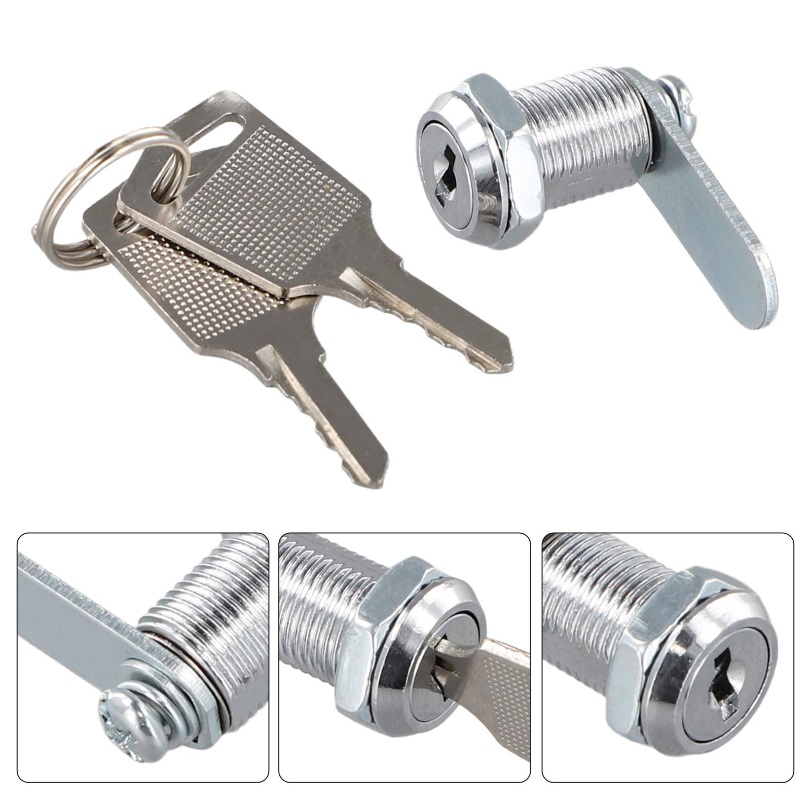 Metal Cylinder Lock Cabinet Lo - Furniture Hardware Cam Lock ulasan dan harga