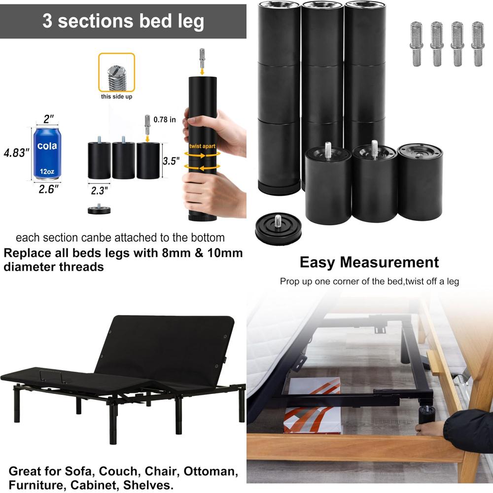 11 Inch Adjustable Furniture L - Furniture Screw Type ulasan dan harga