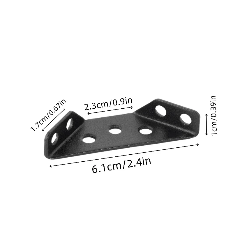 Black multifunctional corner b - Furniture Hardware Connectors ulasan dan harga