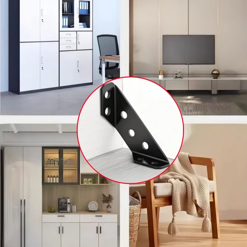 Black multifunctional corner b - Furniture Hardware Connectors ulasan dan harga