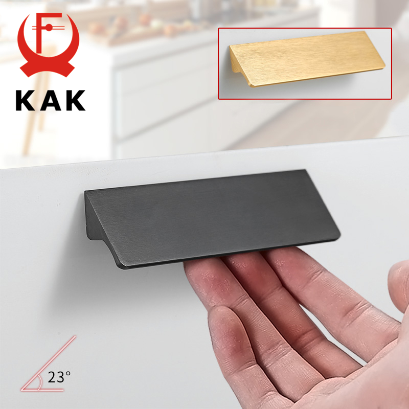 KAK Black Silver Gold Hidden C - Furniture Hardware Gold ulasan dan harga