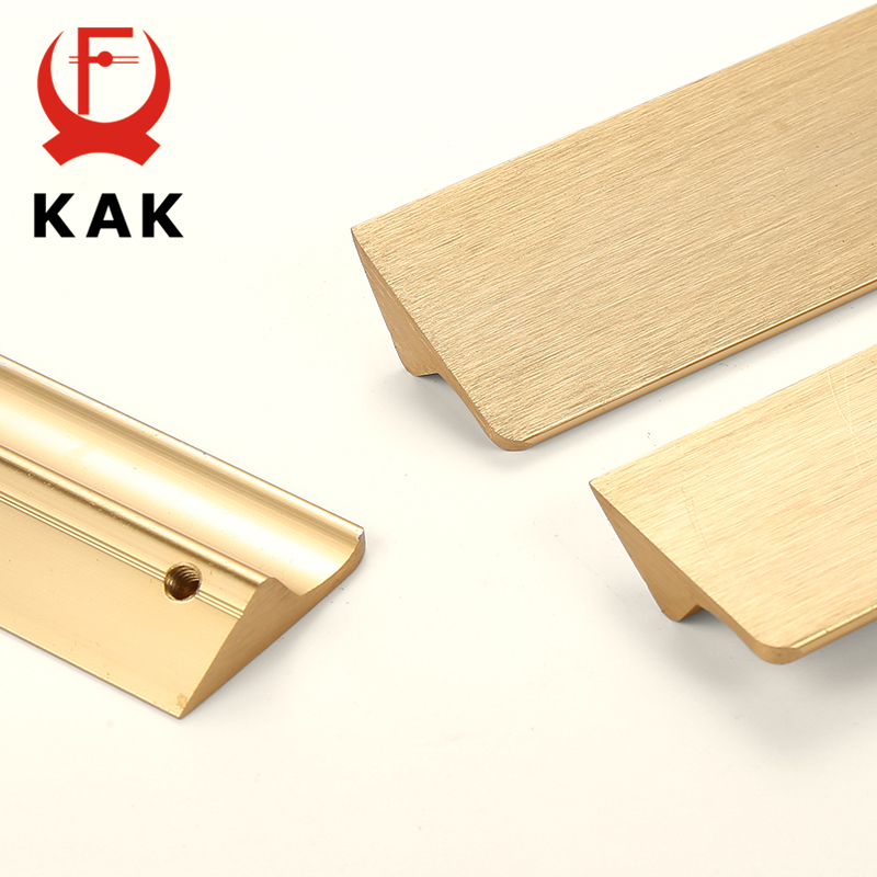 KAK Black Silver Gold Hidden C - Furniture Hardware Gold ulasan dan harga