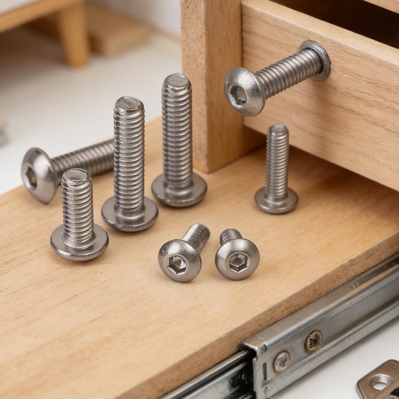 10/200pcs Stainless Steel Hex  - Furniture Hardware Supplies ulasan dan harga
