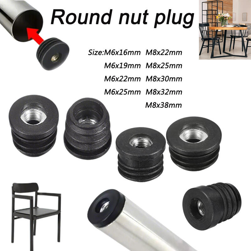 4/8/12PCS Round Nut Hole Plug  - Furniture Hardware Connectors ulasan dan harga
