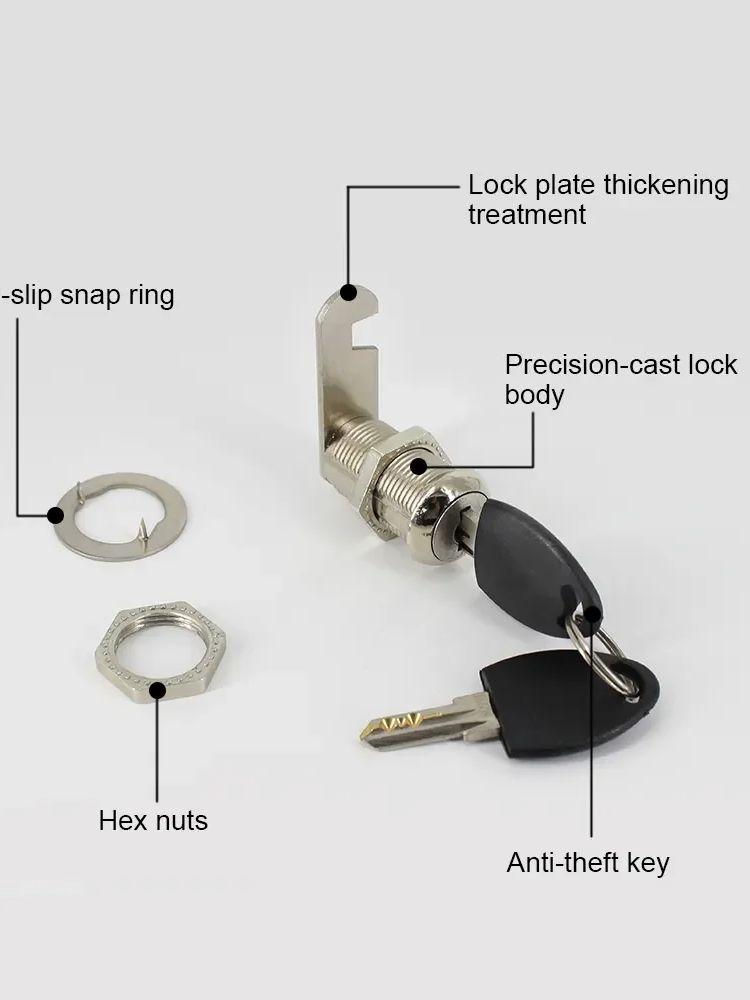 Stainless Steel 16/20/25/30mm  - Furniture Hardware Cam Lock ulasan dan harga