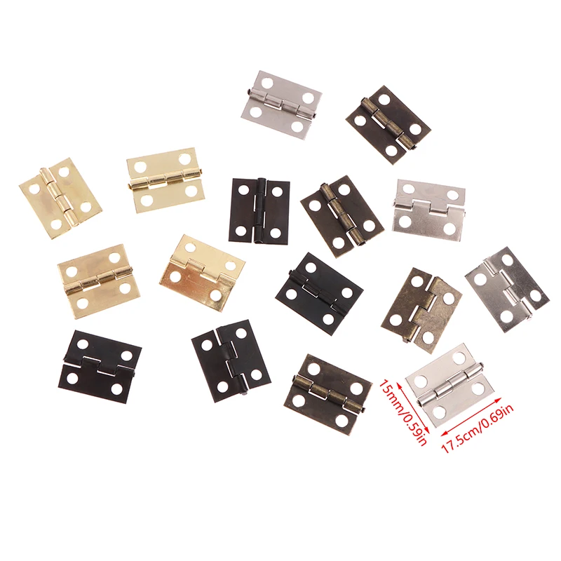 50pcs/box Hinges + 200 Screws  - Furniture Hardware Gold ulasan dan harga