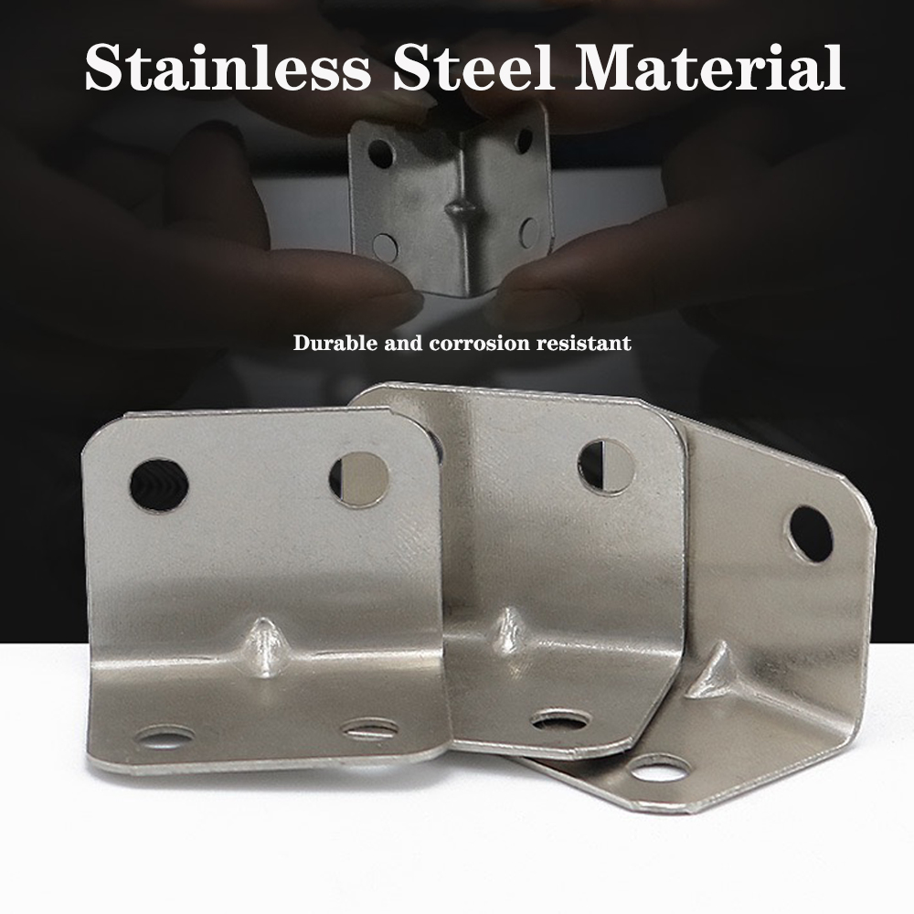 Stainless steel L-shaped corne - Furniture Hardware Connectors ulasan dan harga