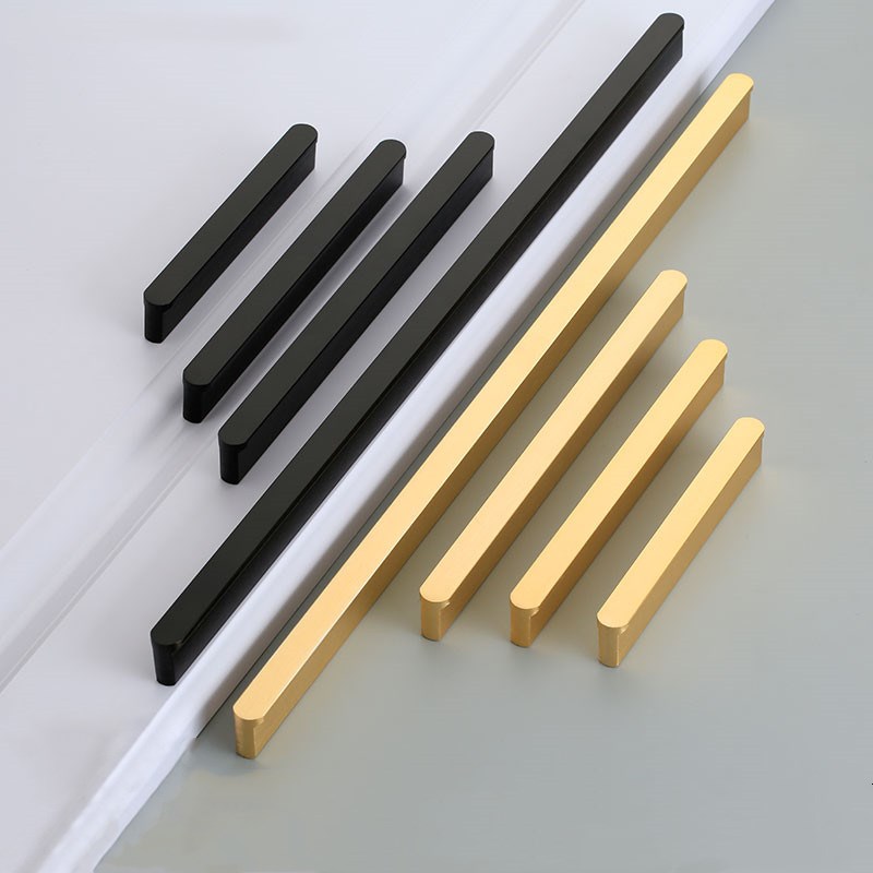 KK&FING 1PC Simple Gold Brushe - Furniture Hardware Gold ulasan dan harga