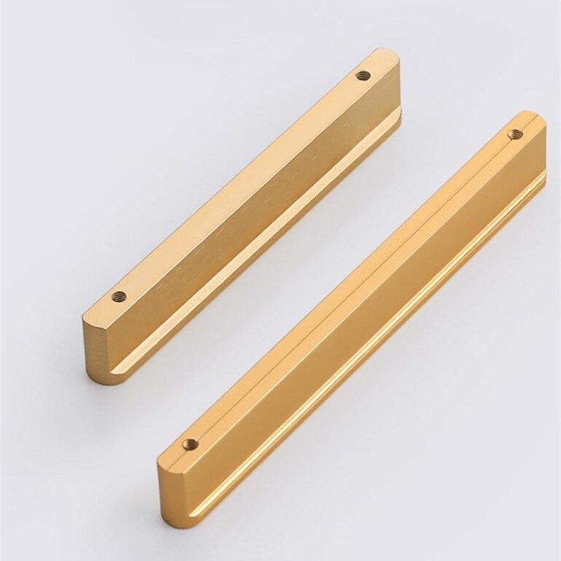 KK&FING 1PC Simple Gold Brushe - Furniture Hardware Gold ulasan dan harga