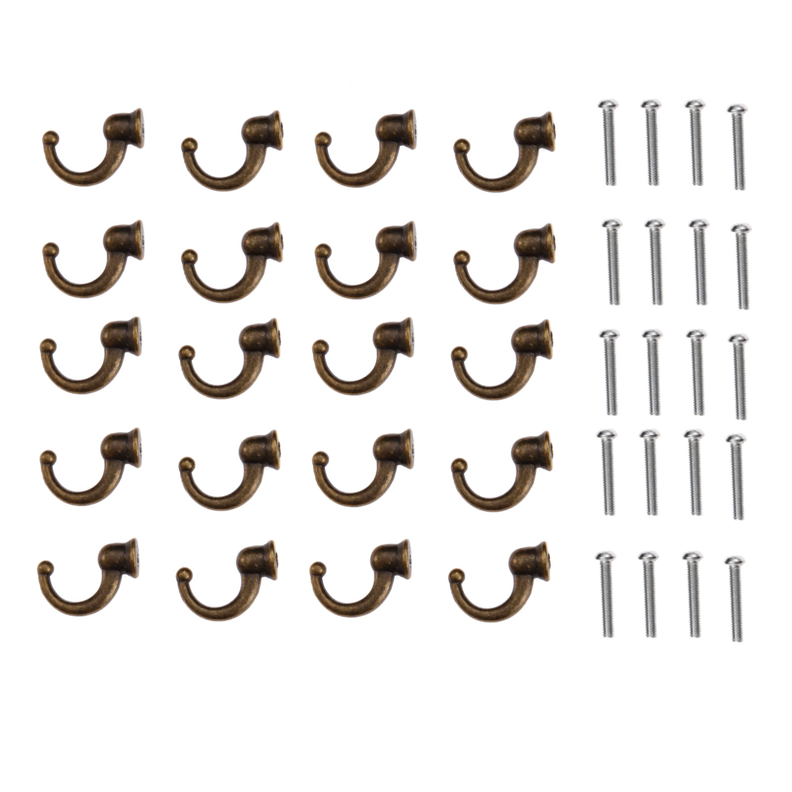 20pcs 29*20*12mm Antique Bronz - Furniture Hook Hardware ulasan dan harga