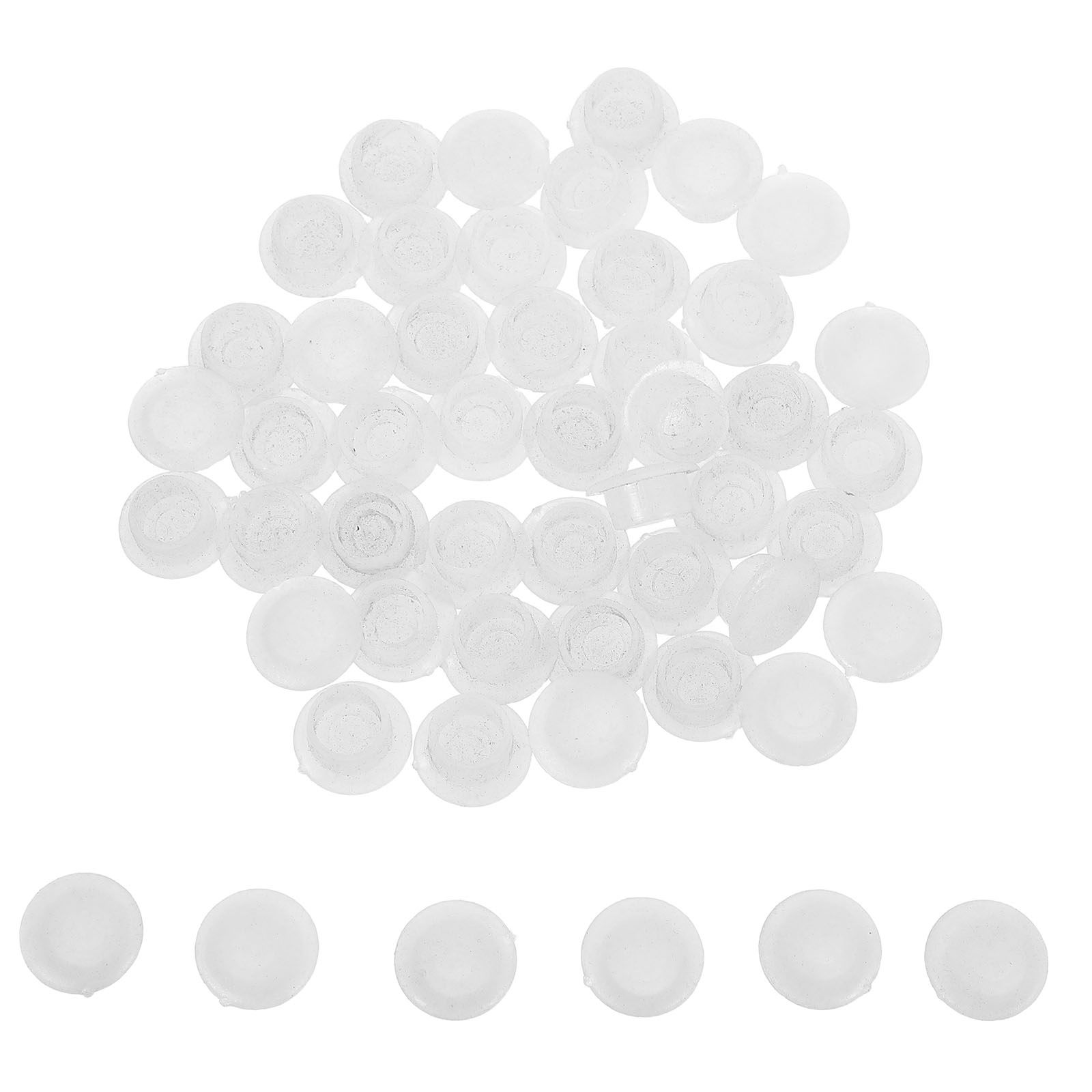 50Pcs Nylon Round Plastic Hole - Furniture Hardware Connectors ulasan dan harga