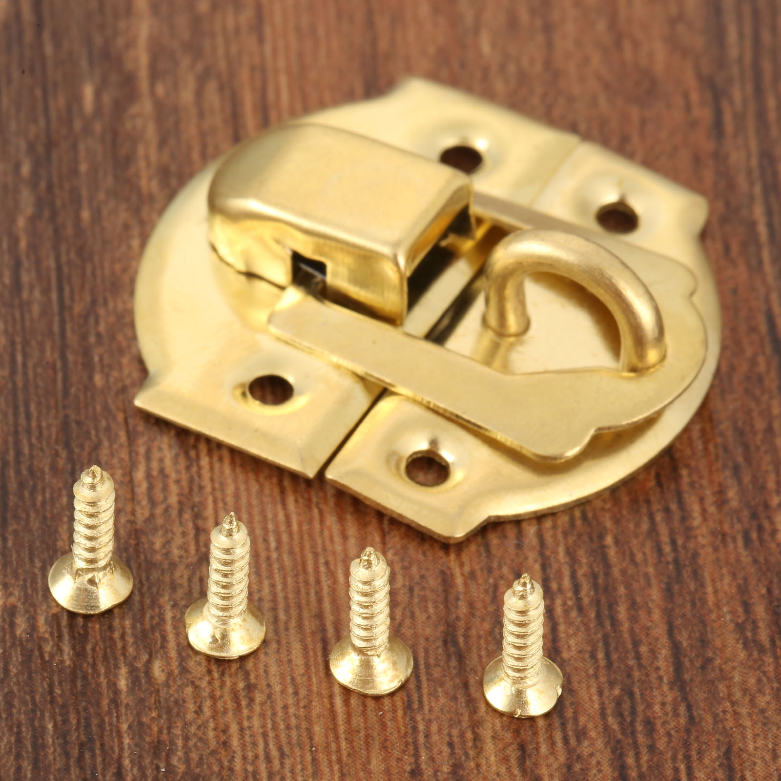 10pcs Golden Box Latch Clasps  - Furniture Hardware Latch ulasan dan harga