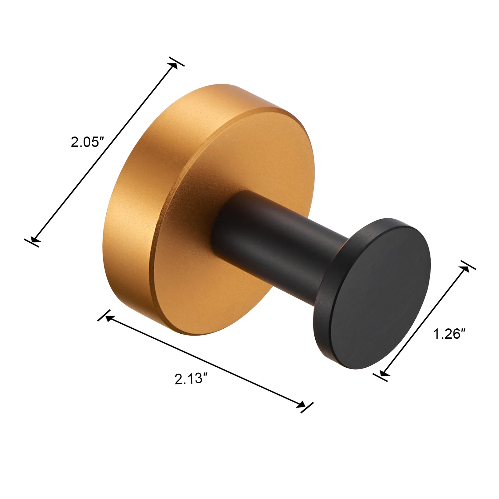 Round Base Wall Hanging Coat H - Furniture Hook Hardware ulasan dan harga