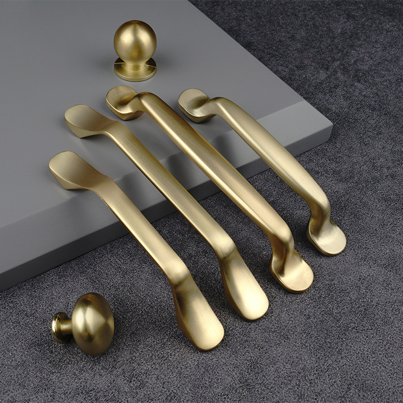 Gold Furniture Handles Aluminu - Furniture Hardware Gold ulasan dan harga