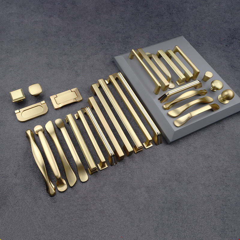 Gold Furniture Handles Aluminu - Furniture Hardware Gold ulasan dan harga