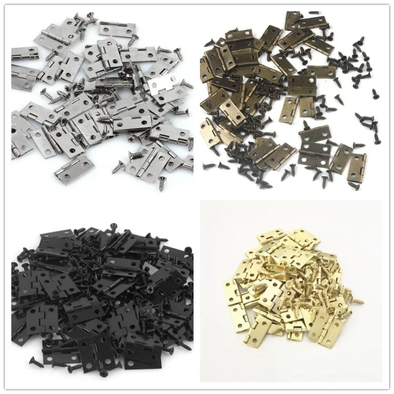 50pcs Mini Hinge For Small Cra - Furniture Hardware Gold ulasan dan harga