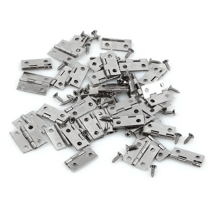 50pcs Mini Hinge For Small Cra - Furniture Hardware Gold ulasan dan harga