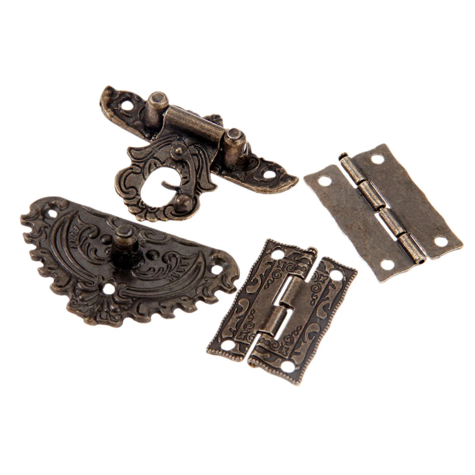 3pcs/set Antique Bronze Padloc - Furniture Hardware Latch ulasan dan harga