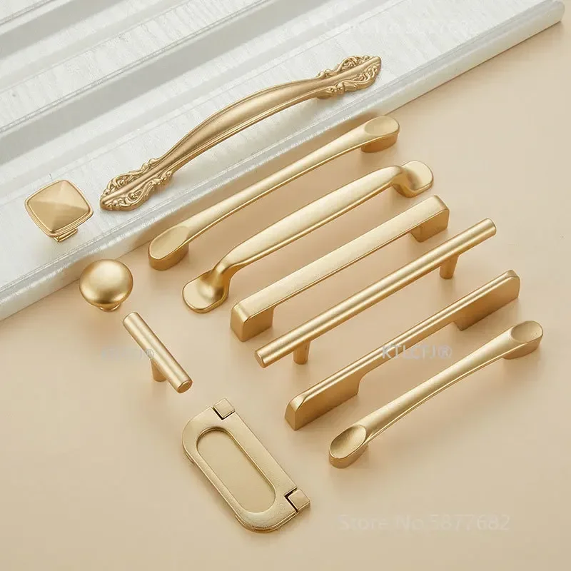 Kitchen Cupboard Knob Square U - Furniture Hardware Gold ulasan dan harga