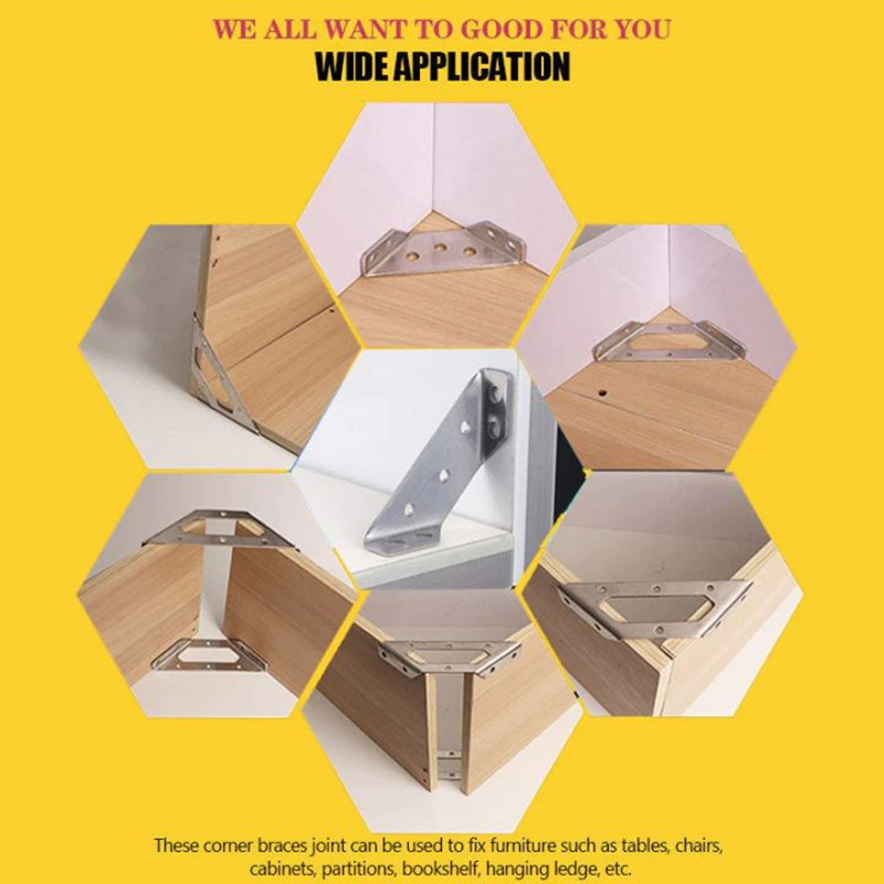 Universal Furniture Corner Bra - Furniture Hardware Connectors ulasan dan harga
