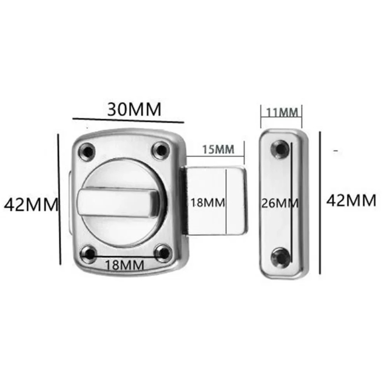 Anti-theft Cast Metal Door Lat - Door Stopper Heavy ulasan dan harga