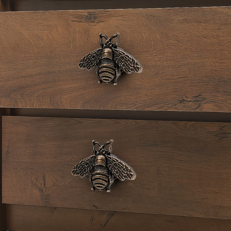 2 Vintage Bee Cabinet Handles, - Used Furniture Hardware ulasan dan harga