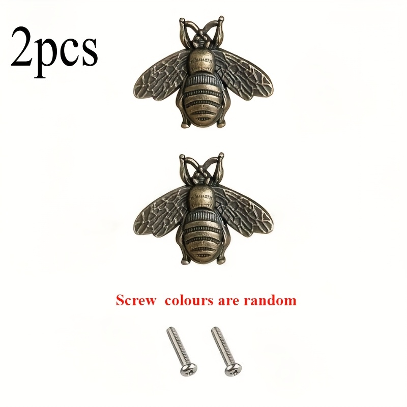 2 Vintage Bee Cabinet Handles, - Used Furniture Hardware ulasan dan harga