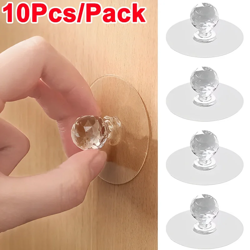 2/10Pcs Punch-free Drawer Knob - Furniture Joint Hardware ulasan dan harga
