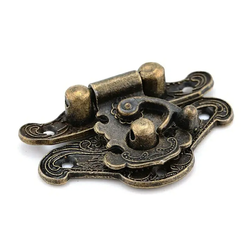 5-20pcs Vintage Metal Hasp Lat - Furniture Hardware Latch ulasan dan harga