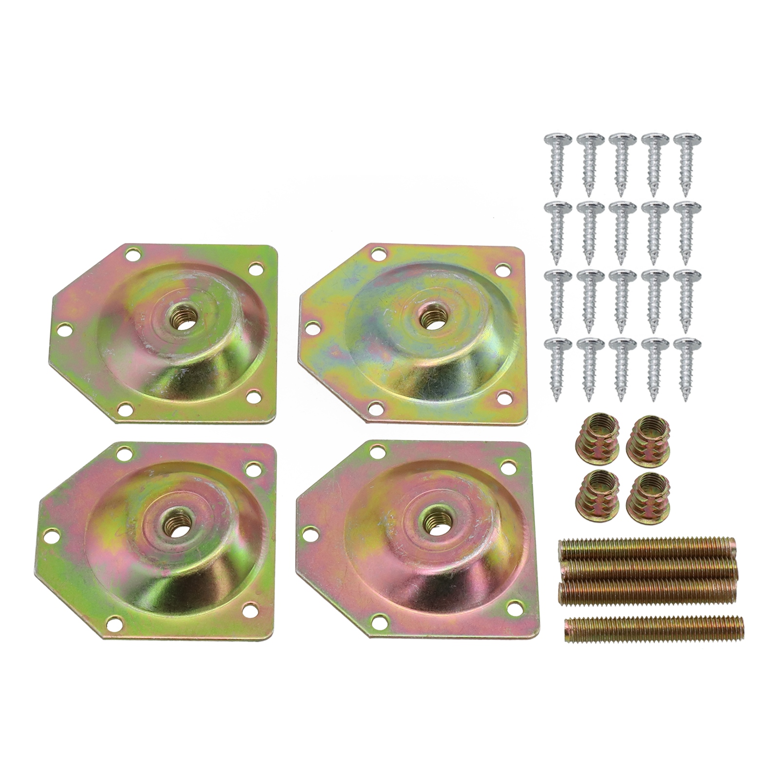 4pcs Angled Wood Legs Fixing P - Furniture Hardware Connectors ulasan dan harga