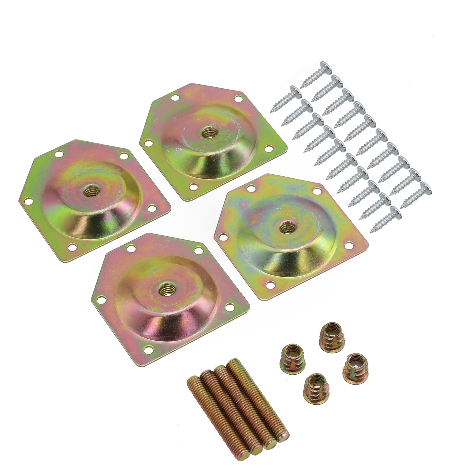 4pcs Angled Wood Legs Fixing P - Furniture Hardware Connectors ulasan dan harga
