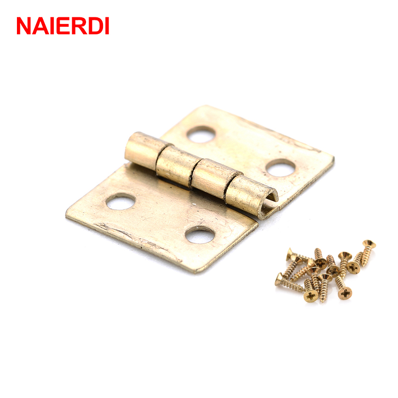 50PCS NAIERDI Antique Hinge Mi - Furniture Hardware Gold ulasan dan harga
